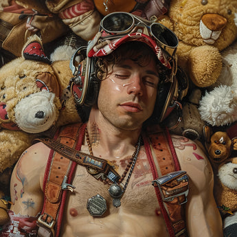 Soft Landing - Lowbrow Gay Pilot Art Print / Canvas, Posters Prints & Visual Artwork, Toby Leon