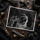 The Sorceress - Jan Van De Velde Ii Art Print / Canvas, Posters Prints & Visual Artwork, Toby Leon