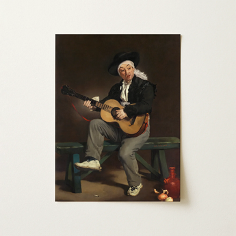 The Spanish Singer - Edouard Manet Art Print / Canvas, 12x16’’ / 31x41cm / Unframed / no Border, Posters Prints & Visual Artwork, Toby Leon