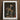 White-framed Print Classical Painting Man Dark Attire Wide-brimmed Spanish Singer, Tears, Working Guitarist Caught, Mid-phrase, Black