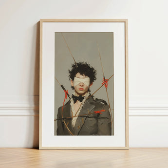 Spearhead - Dapper Gay Outlaw Art Print / Canvas, 12x18’’ / 31x46cm / Natural Frame / Matboard, Posters Prints & Visual Artwork, Toby Leon