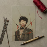 Spearhead - Dapper Gay Outlaw Art Print / Canvas Rectangular Portrait Person Dark Curly Hair Dandy, Prints