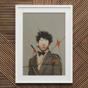 Spearhead - Dandyer Gay-Outlaw-Kunstdruck / Leinwand, 20x30’’ / 51x76cm / Weißer Rahmen / Passepartout, Poster Drucke & visuelle Kunstwerke, Toby Leon