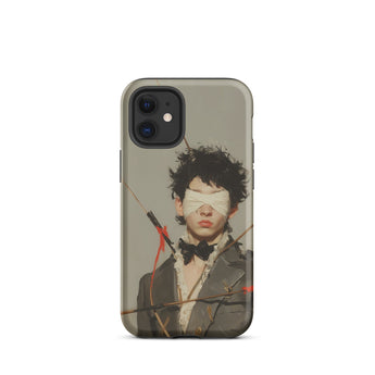 Spearhead - New Romantic Outlaw Dandy Phone Case Iphone 12 Mini / Matte Phone Case Blindfolded Person Romantic Outlaw Dandy, Spearhead