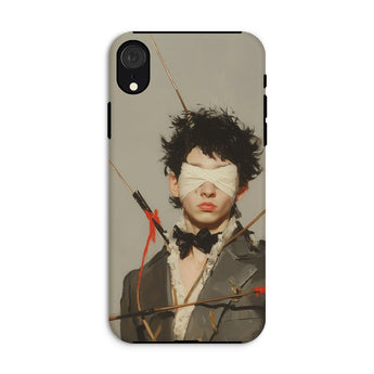 Spearhead - New Romantic Outlaw Dandy Phone Case Iphone Xr / Matte Phone Case Painting Blindfolded Person Pierced Arrows Romantic Outlaw