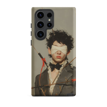 Spearhead - New Romantic Outlaw Dandy Phone Case Samsung Galaxy S23 Ultra / Matte Sleek Matte-finish Phone Case Stylized Illustration Young