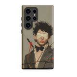 Spearhead - New Romantic Outlaw Dandy Phone Case Samsung Galaxy S24 Ultra / Matte Sleek Matte-finish Phone Case Stylized Illustration Young