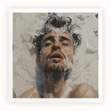 Spilled Milk - Dreamy Gay Art Erotica Giclee Print / Canvas, Ethereal Sea, Milky Waters, Gay Art