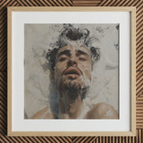 Spilled Milk - Dreamy Gay Art Erotica Giclee Print / Canvas, Ethereal Sea, Milky Waters, Gay Art