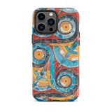 Frise en spirale - Étui Iphone Mosaïque Minoenne Emile Gillieron, 13 Pro Max / Mat, Coques de Téléphone Mobile, Toby Leon