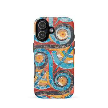 Frise en spirale - Étui Iphone Mosaïque Minoenne Emile Gillieron, 17 / Mat, Coques de Téléphone Mobile, Toby Leon