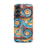 Spiral Frieze - Emile Gillieron Minoan Mosaic Phone Case, Samsung Galaxy S25 Plus / Matte, Mobile Cases, Toby Leon
