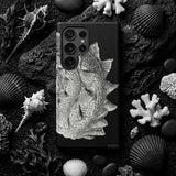 Spiral Shell - Ernst Haeckel Sea Life Graphic Phone Case, Mobile Cases, Toby Leon