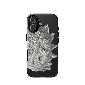 Spiral Shell - Custodia grafica per iPhone con vita marina di Ernst Haeckel, 17 / Opaca, Custodie per telefoni cellulari, Toby Leon