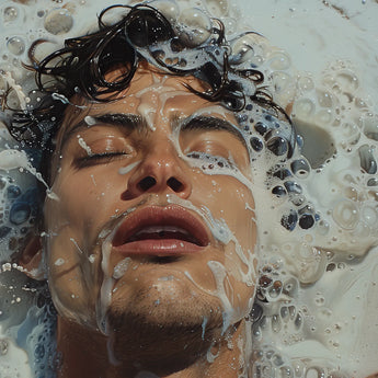Splish Splash - Gaysian Male Erotica Kunstdruck / Leinwand, Poster, Drucke & visuelle Kunstwerke, Toby Leon