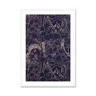 Spqr - Victor Proetz Decorative Textile Pattern Art Print, Abstract Line Art Pattern Geometric Shapes Curved Elements