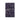 Spqr - Victor Proetz Decorative Textile Pattern Art Print, Abstract Pattern White Line Drawings Dark Navy Blue