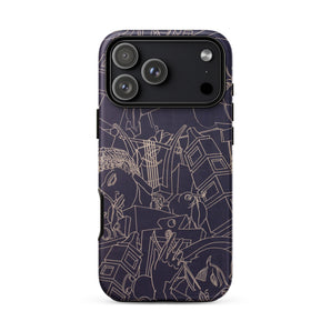 Spqr - Victor Proetz Phone Case Iphone 17 Pro Max / Matte Iphone 12 Pro Max Case Abstract Cityscape Design Victor Proetz’s Spqr, Spqr
