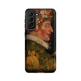 Spring - Giuseppe Arcimboldo Phone Case, Samsung Galaxy S21 Fe / Matte, Mobile Cases, Toby Leon