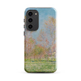 Spring in Giverny - Claude Monet Phone Case Samsung Galaxy S23 Plus / Matte Phone Case Soft-focus Impressionist Landscape Slender Trees