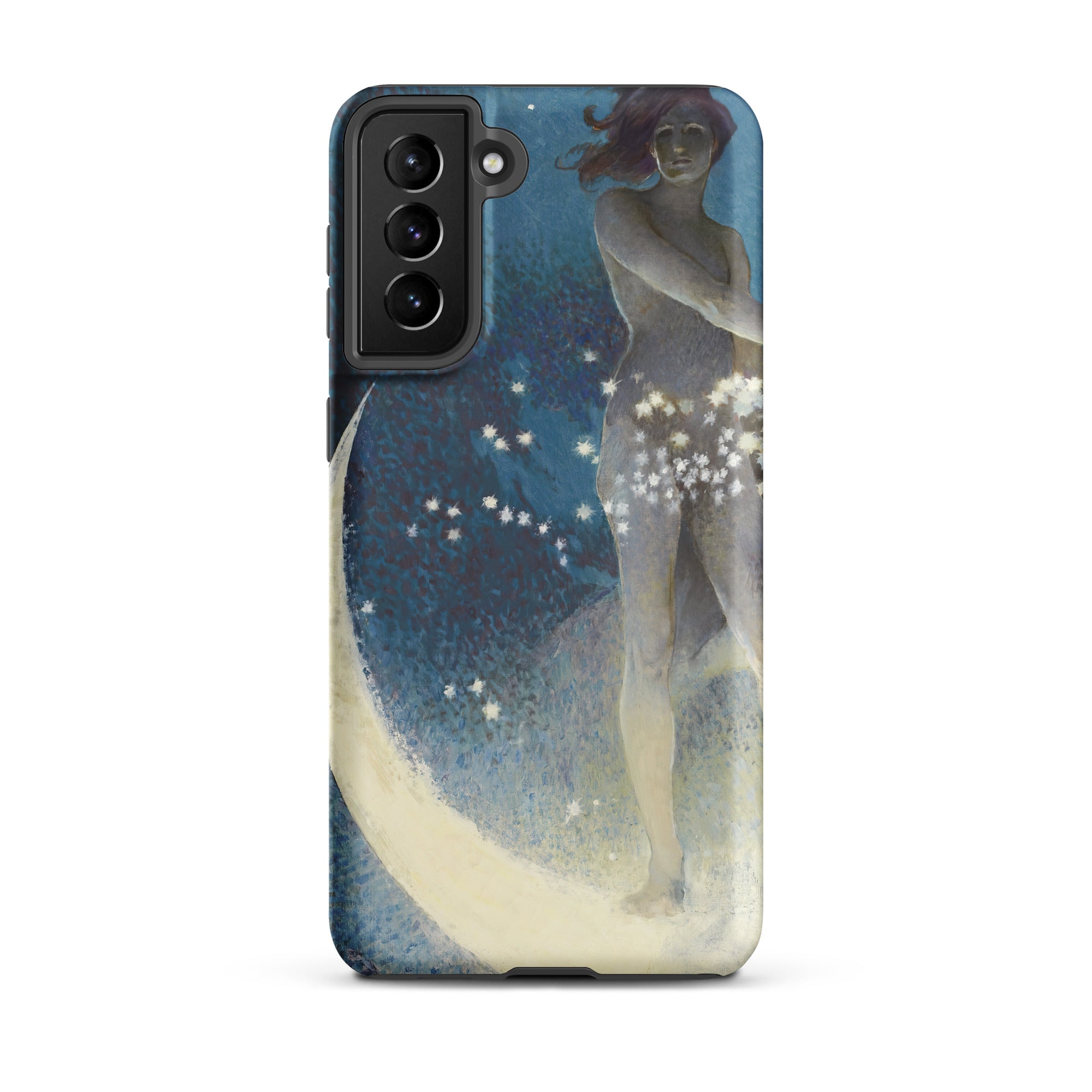 Spring Scattering Stars - Edwin Blashfield Samsung Case, Galaxy S21 Plus / Matte, Phone Case Stylized Depiction Nude Woman Light-colored