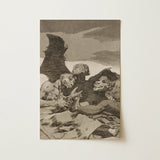 They Spruce Themselves Up - Francisco De Goya Art Print / Canvas, 12x18’’ / 31x46cm / Unframed / no Border, Posters Prints & Visual