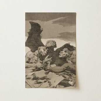 They Spruce Themselves Up - Francisco De Goya Art Print / Canvas, 12x18’’ / 31x46cm / Unframed / no Border, Posters Prints & Visual