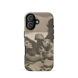 They Spruce Themselves Up - Francisco De Goya Phone Case Iphone 17 / Matte Iphone 12 Case Sepia-toned Detailed Illustration Classical