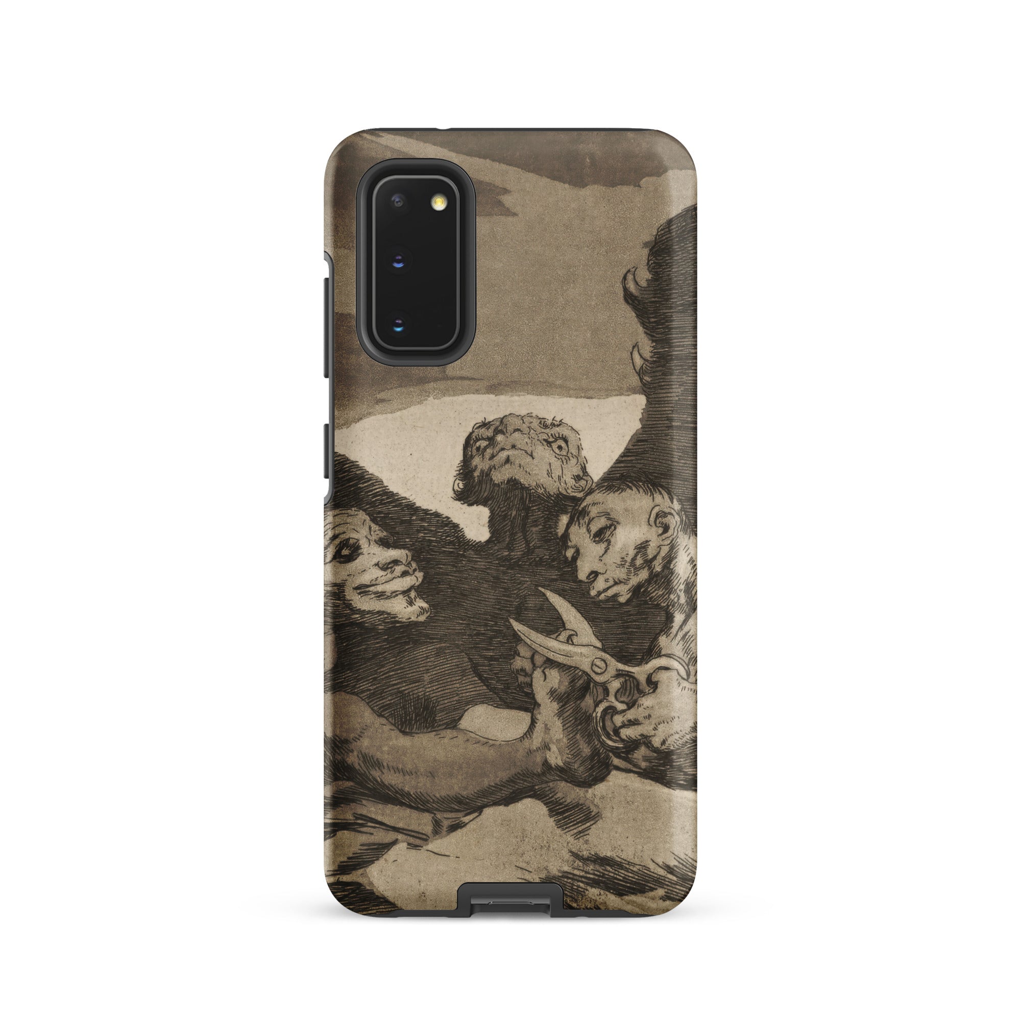 They Spruce Themselves Up - Francisco De Goya Samsung Case, Galaxy S20 / Matte, Smartphone Case Engraved Mythical Creatures