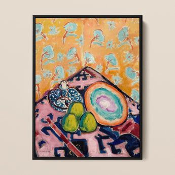 Still Life - Alfred Henry Maurer Fauvist Art Print / Canvas, 12x16’’ / 31x41cm / Black Frame, Posters Prints & Visual Artwork, Toby Leon