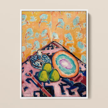 Still Life - Alfred Henry Maurer Fauvist Art Print / Canvas, 12x16’’ / 31x41cm / White Frame, Posters Prints & Visual Artwork, Toby Leon