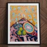 Still Life - Alfred Henry Maurer Fauvist Art Print / Canvas, 24x32’’ / 61x81cm / Black Frame / Matboard, Posters Prints & Visual Artwork,