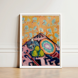 Still Life - Alfred Henry Maurer Fauvist Art Print / Canvas Vibrant Abstract Painting White Frame Bold Orange, Prints