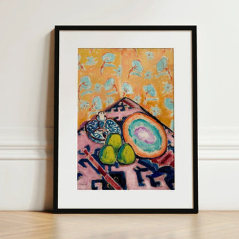 Still Life - Alfred Henry Maurer Fauvist Art Print / Canvas Vibrant Abstract Painting Black Frame Bold Colors, Prints