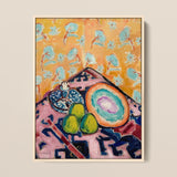 Still Life - Alfred Henry Maurer Fauvist Art Print / Canvas Vibrant Abstract Painting Colorful Green Pears Blue, Prints
