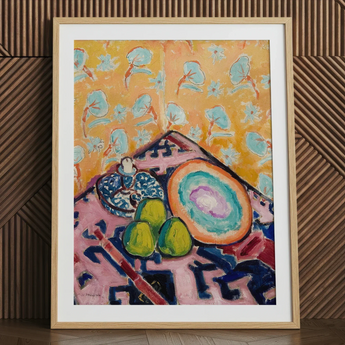 Still Life - Alfred Henry Maurer Fauvist Art Print / Canvas Vibrant Abstract Painting Light Wood Frame Bold Strokes, Prints