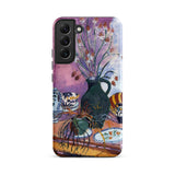 Still Life with Flowers - Henri Matisse Phone Case Samsung Galaxy S22 Plus / Matte Phone Case Vibrant Impressionistic Life Painting Dark