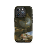 Still Life with Holbein Bowl Nautilus Cup Glass Goblet and Fruit Dish - Willem Kalf Phone Case Iphone 16 Pro / Matte Black Phone Case