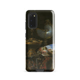 Still Life with Holbein Bowl Nautilus Cup Glass Goblet and Fruit Dish - Willem Kalf Phone Case Samsung Galaxy S20 / Gloss Black Phone Case