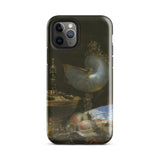 Still Life with Holbein Bowl Nautilus Cup Glass Goblet and Fruit Dish - Willem Kalf Phone Case Iphone 11 Pro / Gloss Sleek Black Phone Case