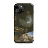 Still Life with Holbein Bowl Nautilus Cup Glass Goblet and Fruit Dish - Willem Kalf Phone Case Iphone 15 Plus / Gloss Sleek Black Phone