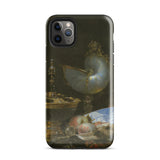 Still Life with Holbein Bowl Nautilus Cup Glass Goblet and Fruit Dish - Willem Kalf Phone Case Iphone 11 Pro Max / Gloss Black Detailed