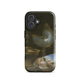 Still Life with Holbein Bowl Nautilus Cup Glass Goblet and Fruit Dish - Willem Kalf Phone Case Iphone 16 / Gloss Black Detailed Classical
