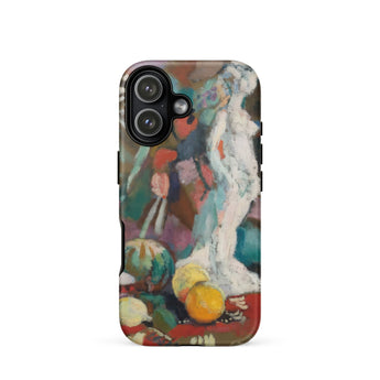 Still Life with Plaster Figure - Henri Matisse Phone Case Iphone 17 / Matte Iphone 12 Case Abstract Painting Design Figure White Henri