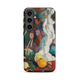 Still Life with Plaster Figure - Henri Matisse Phone Case Samsung Galaxy S24 Plus / Matte Phone Case Vibrant Impressionistic Painting White