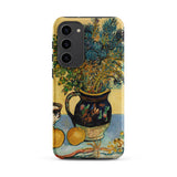 Still Life - Vincent Van Gogh Phone Case Samsung Galaxy S23 Plus / Matte Phone Case Reproduction Vincent Gogh’s Life Vase Gogh, Gogh Iphone