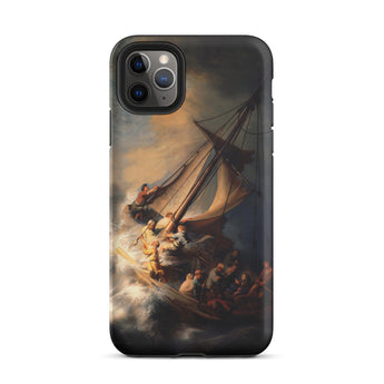 Storm on the Sea of Galilee - Rembrandt Phone Case, Iphone 11 Pro Max / Matte, Mobile Cases, Toby Leon