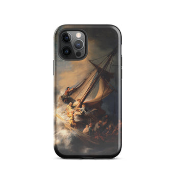 Storm on the Sea of Galilee - Rembrandt Phone Case, Iphone 12 Pro / Gloss, Mobile Cases, Toby Leon