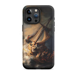 Storm on the Sea of Galilee - Rembrandt Phone Case, Iphone 15 Pro Max / Matte, Mobile Cases, Toby Leon