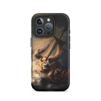 Storm on the Sea of Galilee - Rembrandt Phone Case, Iphone 16 Pro / Matte, Mobile Cases, Toby Leon